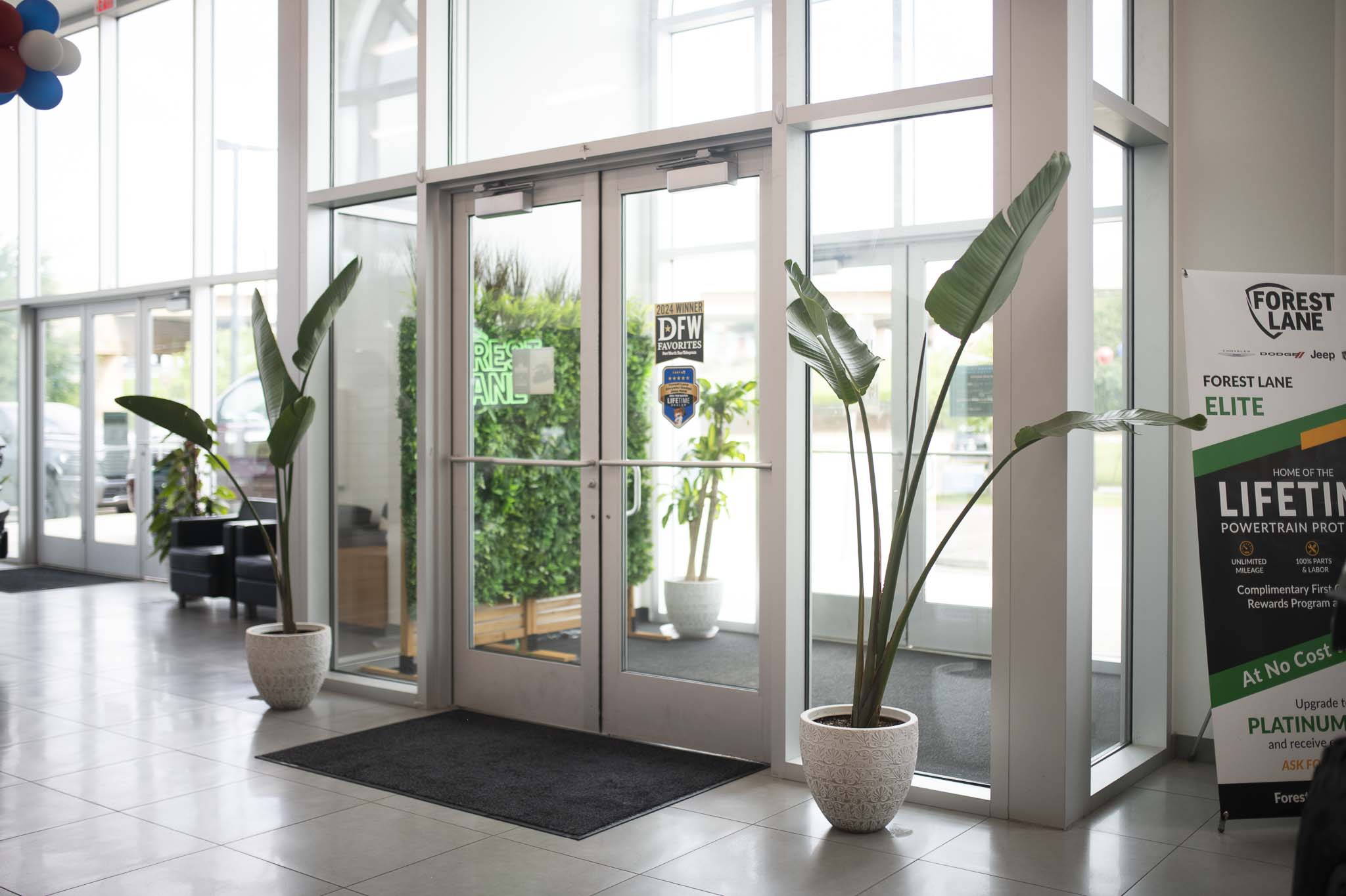 From Steel to Green: How Forest Lane Dodge Transformed Their Showroom with Live Plants