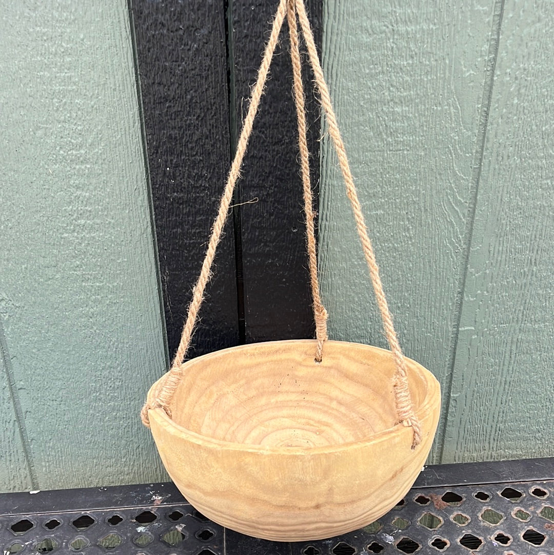 CARVING ROUND HANGING POT